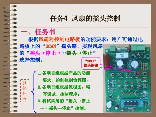 风扇的摇头控制
