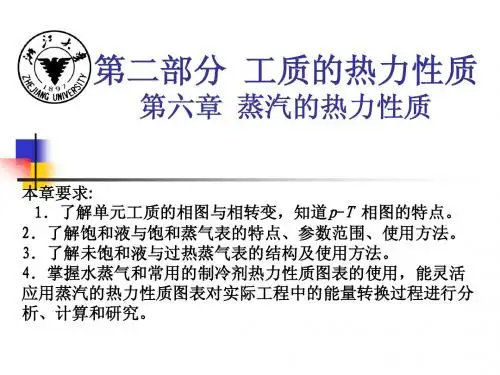 蒸汽的热力性质06
