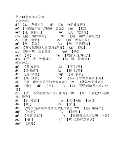 零基础简单学习英语音标