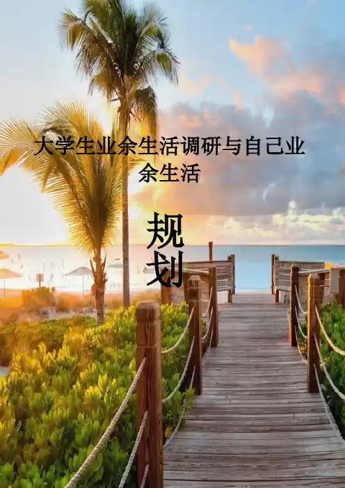 大学生业余生活安排调查报告