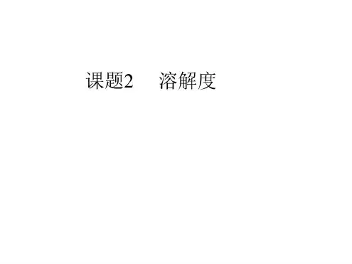 初三化学下学期第九章课题2