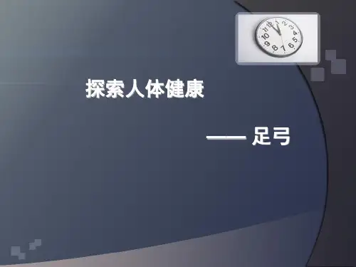 足弓报告