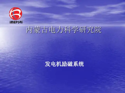 励磁系统培训 ppt课件