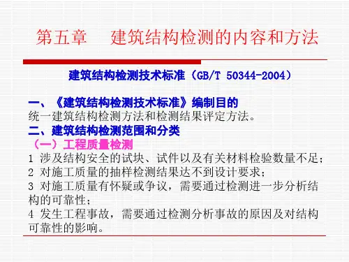 建筑结构检测方法及损伤成因