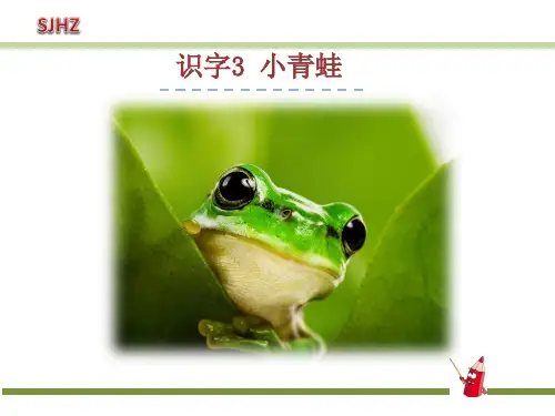 2017年人教版一年级语文下册识字3《3、小青蛙》3