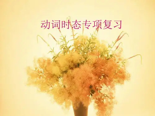英语B级语法重点第二讲_动词时态
