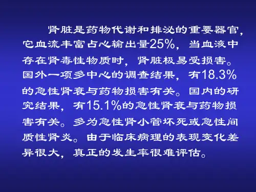 药物性肾损害共37页文档