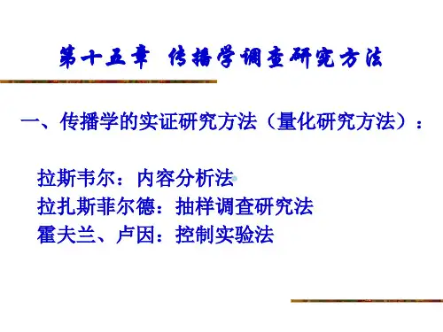 传播学‘第15章