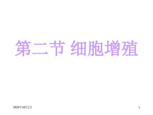 第二节_细胞增殖PPT课件