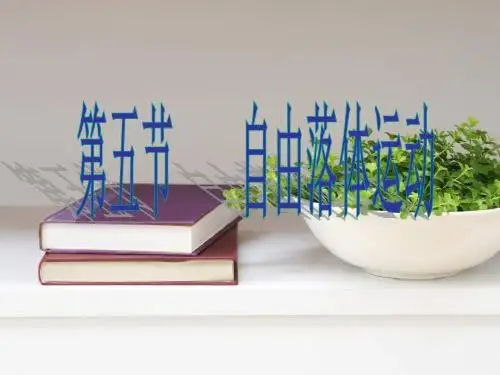 高一物理自由落体运动1