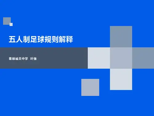 五人制足球规则-叶强