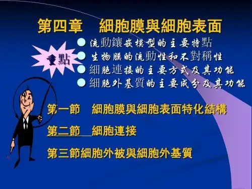 分细生CH7(第四章细胞膜与细胞表面)