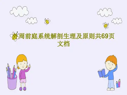 外周前庭系统解剖生理及原则共69页文档71页PPT