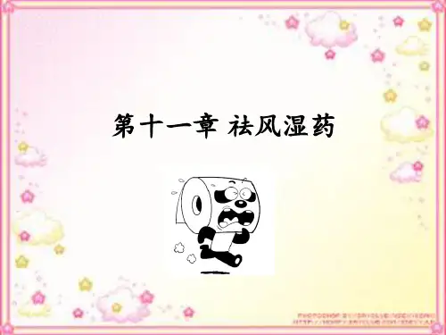 第十一章祛风湿药全解PPT课件