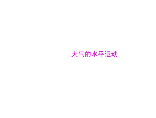 大气的水平运动 课件