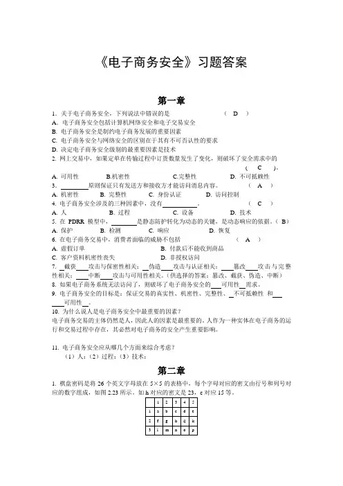 电子商务安全