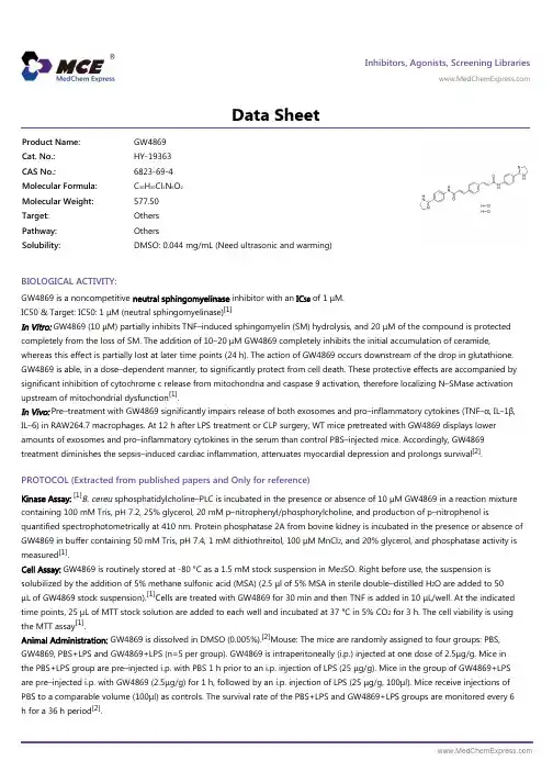 GW4869_DataSheet_MedChemExpress