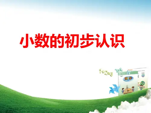 三年级数学下册小数的初步认识青岛版 (2)