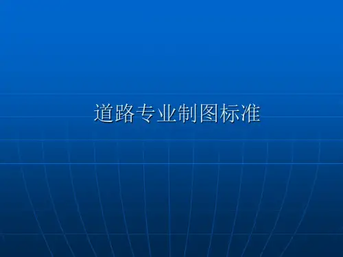 [建筑]道路制图标准