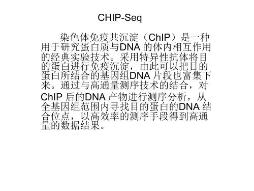 CHIP-Seq protocal
