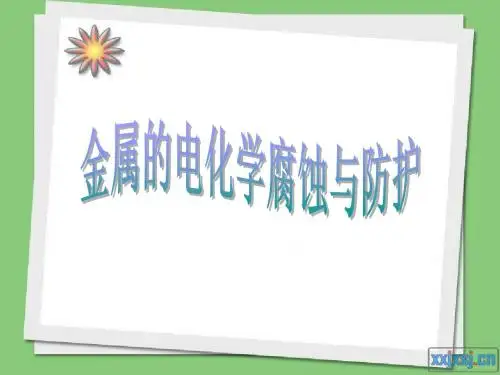 金属的腐蚀