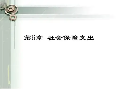 第6章 社会保险支出