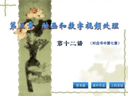 动画制作与数字视频处理技术2