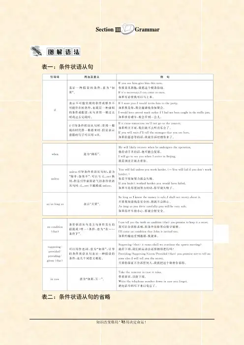 英语外研版必修4学案：Module 3 Section Ⅲ Grammar