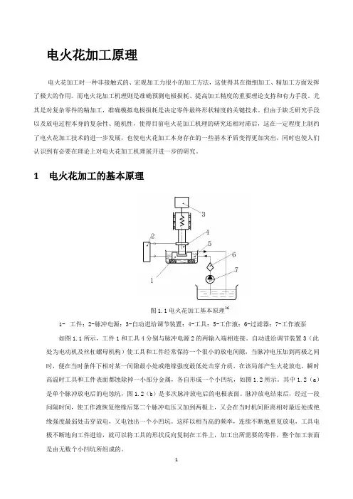 电火花加工原理