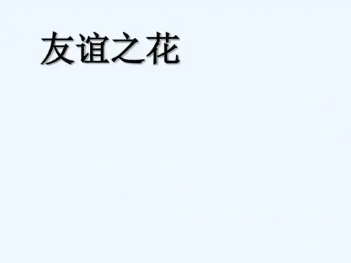 友谊之花