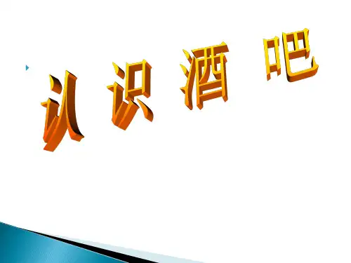 1认识酒吧