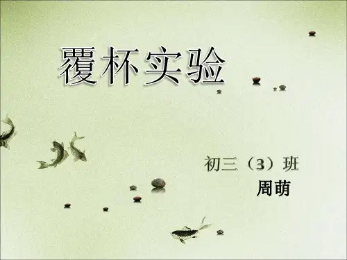 覆杯实验