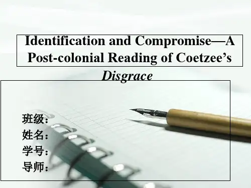 英语专业本科毕业论文答辩PPT