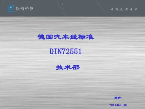 德国汽车线标准汇编