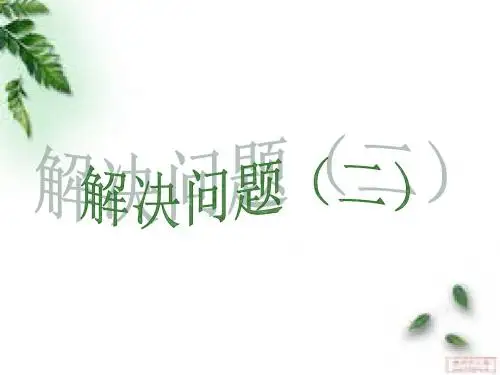 第5课时 解决问题 (2)