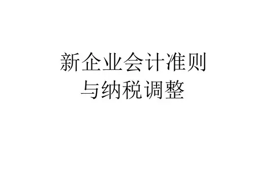 新企业会计准则精品PPT课件