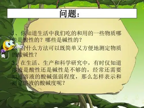 酸和碱的中和反应 课件 (1)
