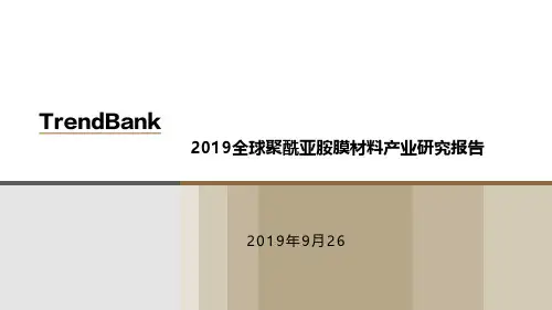 2019全球聚酰亚胺膜材料产业研究报告