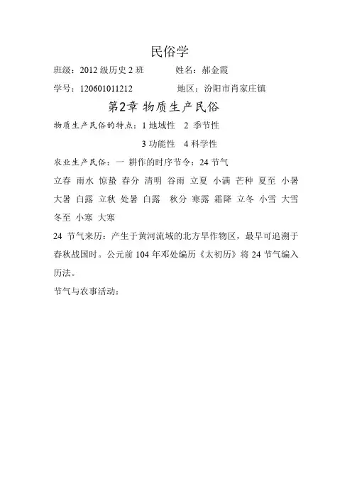 民俗学 2