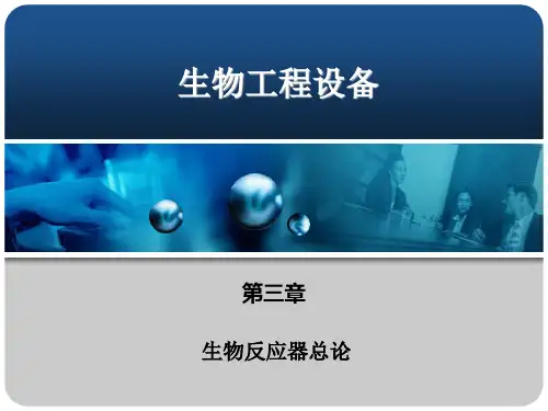 生物工程设备第三章 生物反应器总论