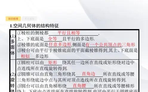 2020高考数学 总复习 8.1 空间几何体的三视图、直观图