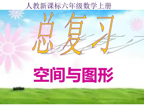 人教新课标数学六年级上册《空间与图形总复习》ppt课件