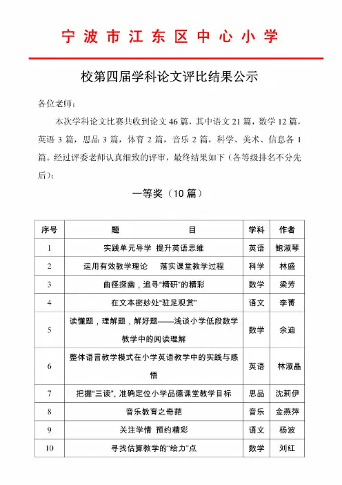 宁波市江东区中心小学-江东中心小学校园网网站首页