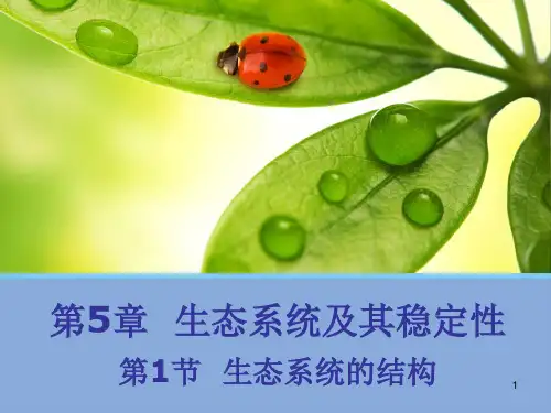 高中生物必修三--生态系统的结构