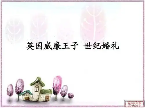 英国威廉王子 世纪婚礼