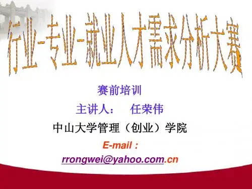 行业-专业-就业大赛(给老师培训的ppt)