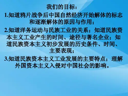 民国时期民族工业的曲折发展ppt8 岳麓版