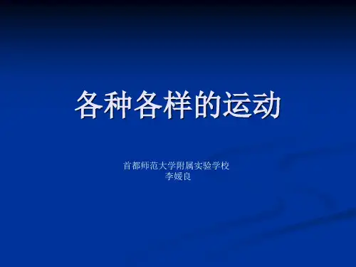 各种各样的运动