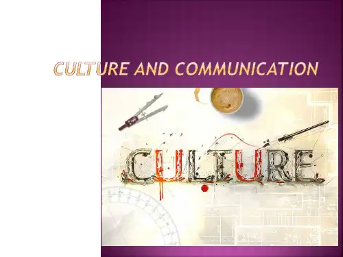 Unit 2 Culture and communication