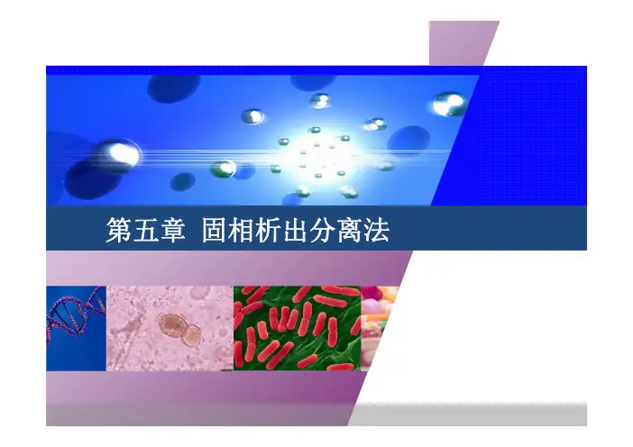 第五章盐析生物制药工艺学